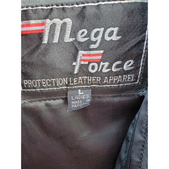 Mega Force Womens Leather Jacket Sz L - RH#51 - Picture 8 of 8